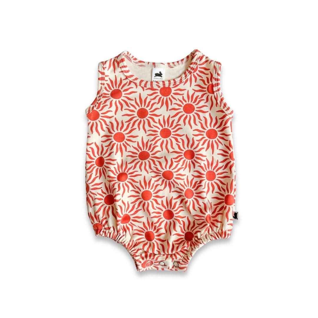 Baby/Kids' Bamboo Tank Romper With Snaps | Sunkissed : Barboteuse en bambou à boutons-pression pour bébé/enfant | Sunkissed