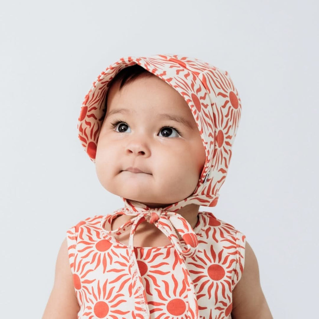 Baby/Kids Bamboo Sun Bonnet | Sunkissed : Bébé/Enfants Bonnet de Soleil en Bambou | Sunkissed