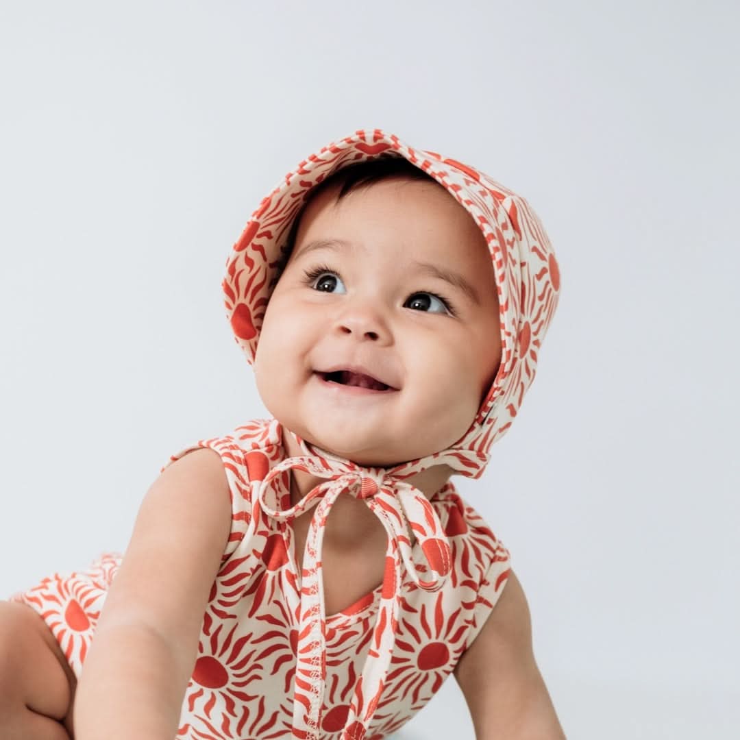 Baby/Kids Bamboo Sun Bonnet | Sunkissed : Bébé/Enfants Bonnet de Soleil en Bambou | Sunkissed