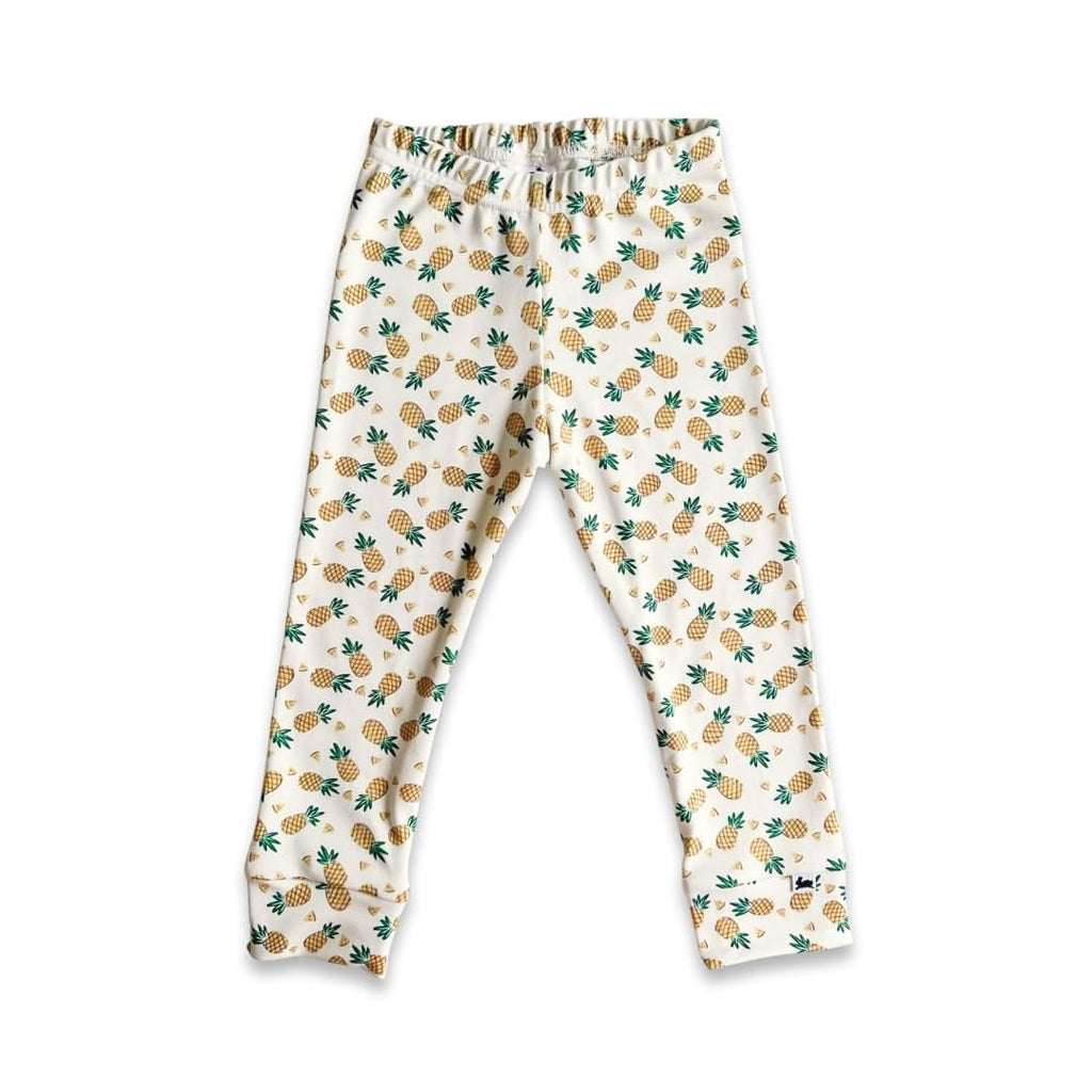 Kids' Bamboo Leggings | Pineapple : Leggings en bambou pour enfants | Ananas