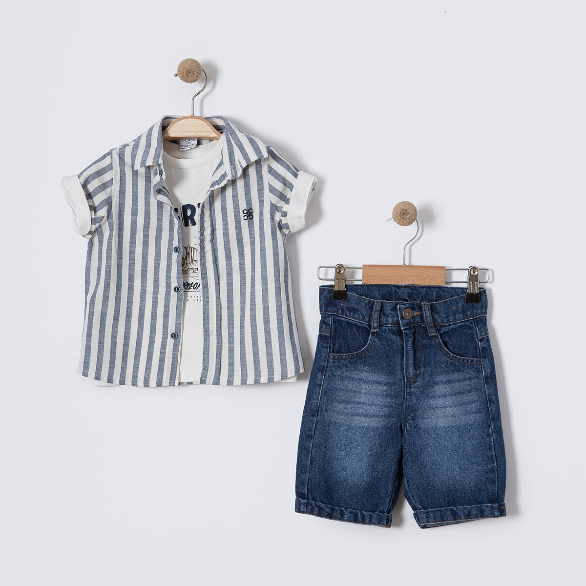 Baby Jerry Denim Set : Ensemble en denim Baby Jerry