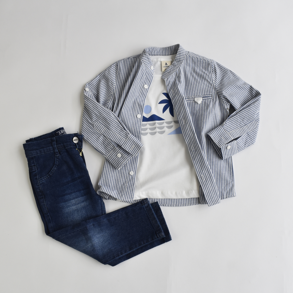 Summer Solstice Boys Jeans Set : Ensemble de jeans pour garçons de solstice d'été