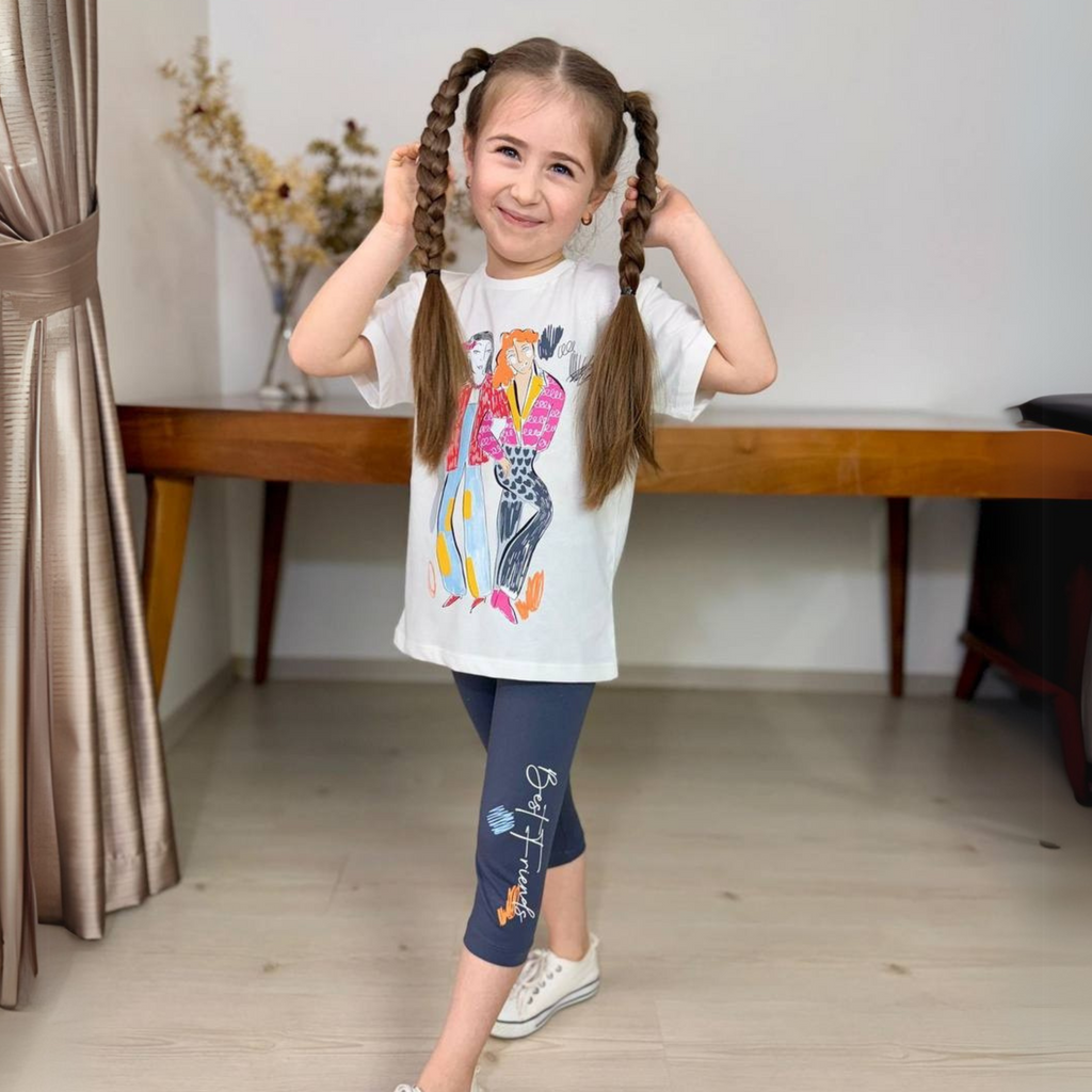 Fashion Fun Girls Leggings Set : Ensemble de leggings tendance et amusants pour filles