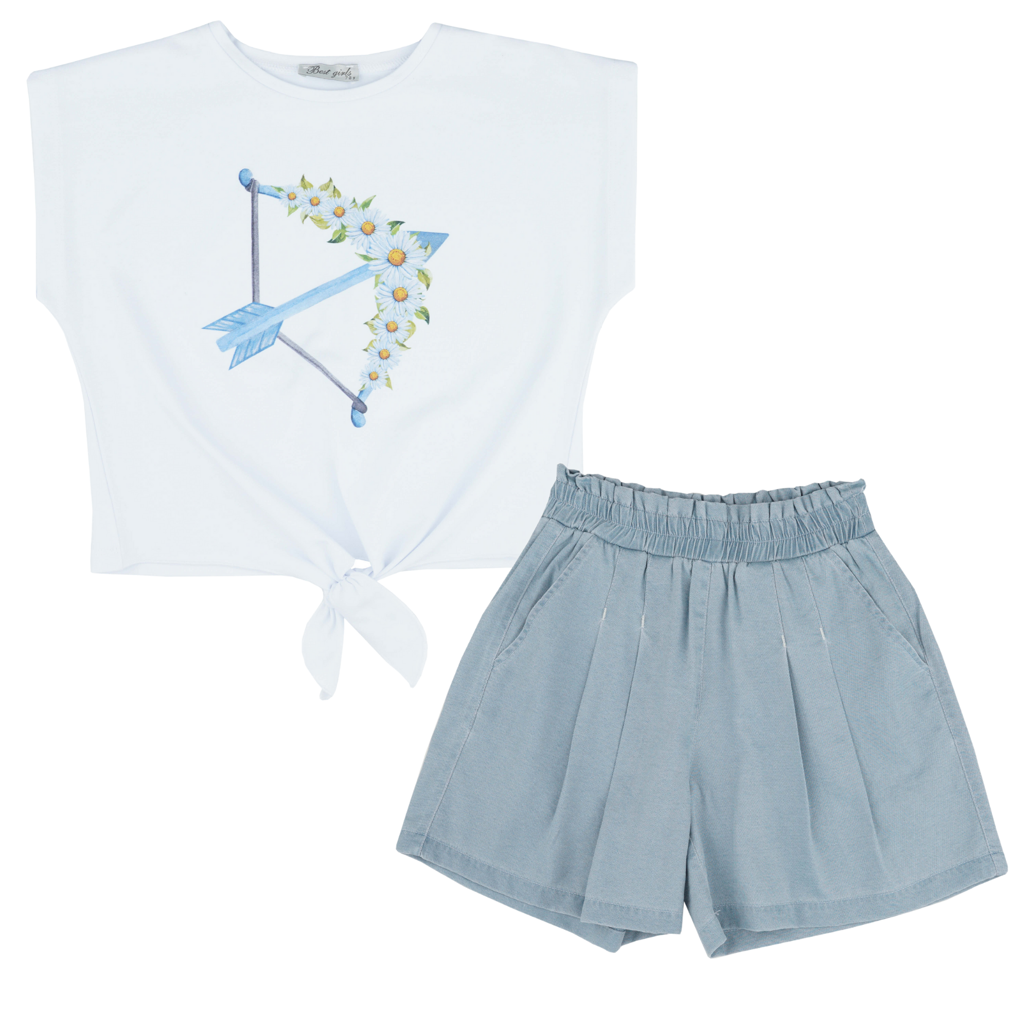 Arrow Flower Girls Casual Set : Ensemble décontracté pour filles Arrow Flower