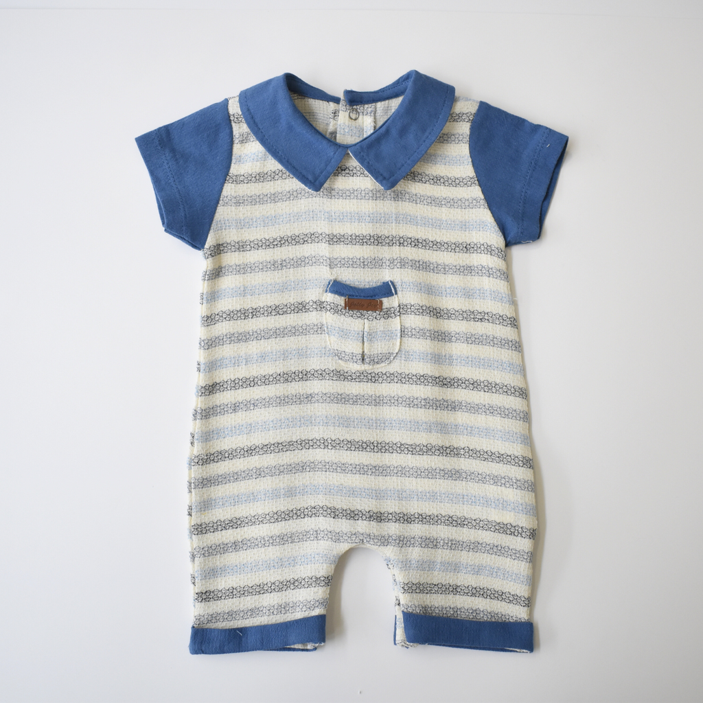 Striped Baby Dressy Stripe Overall : salopette habillée pour bébé à rayures