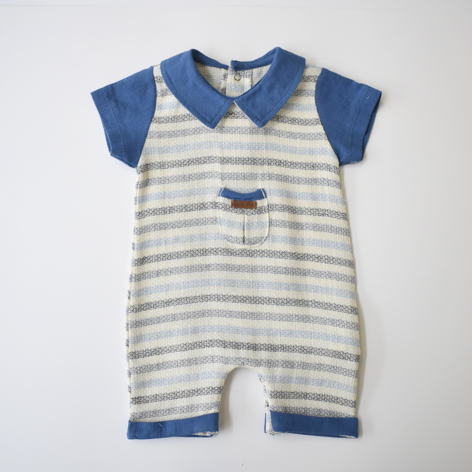 Striped Baby Dressy Stripe Overall : salopette habillée pour bébé à rayures