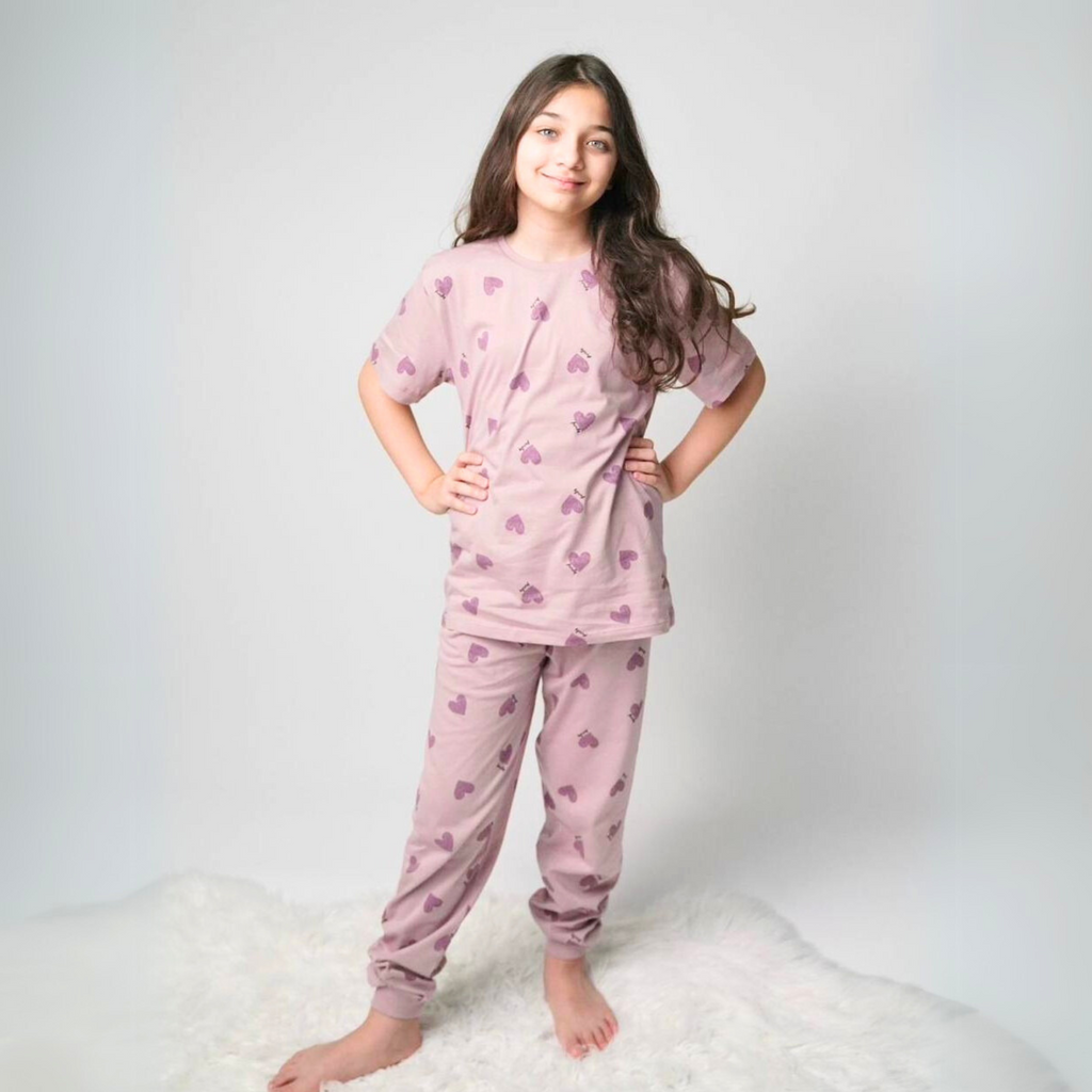 Heart Dream Girls Pyjama Set : Ensemble pyjama pour filles Heart Dream