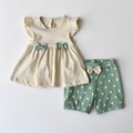 Dotty Delight Girls Casual Set :  Ensemble décontracté pour filles Dotty Delight