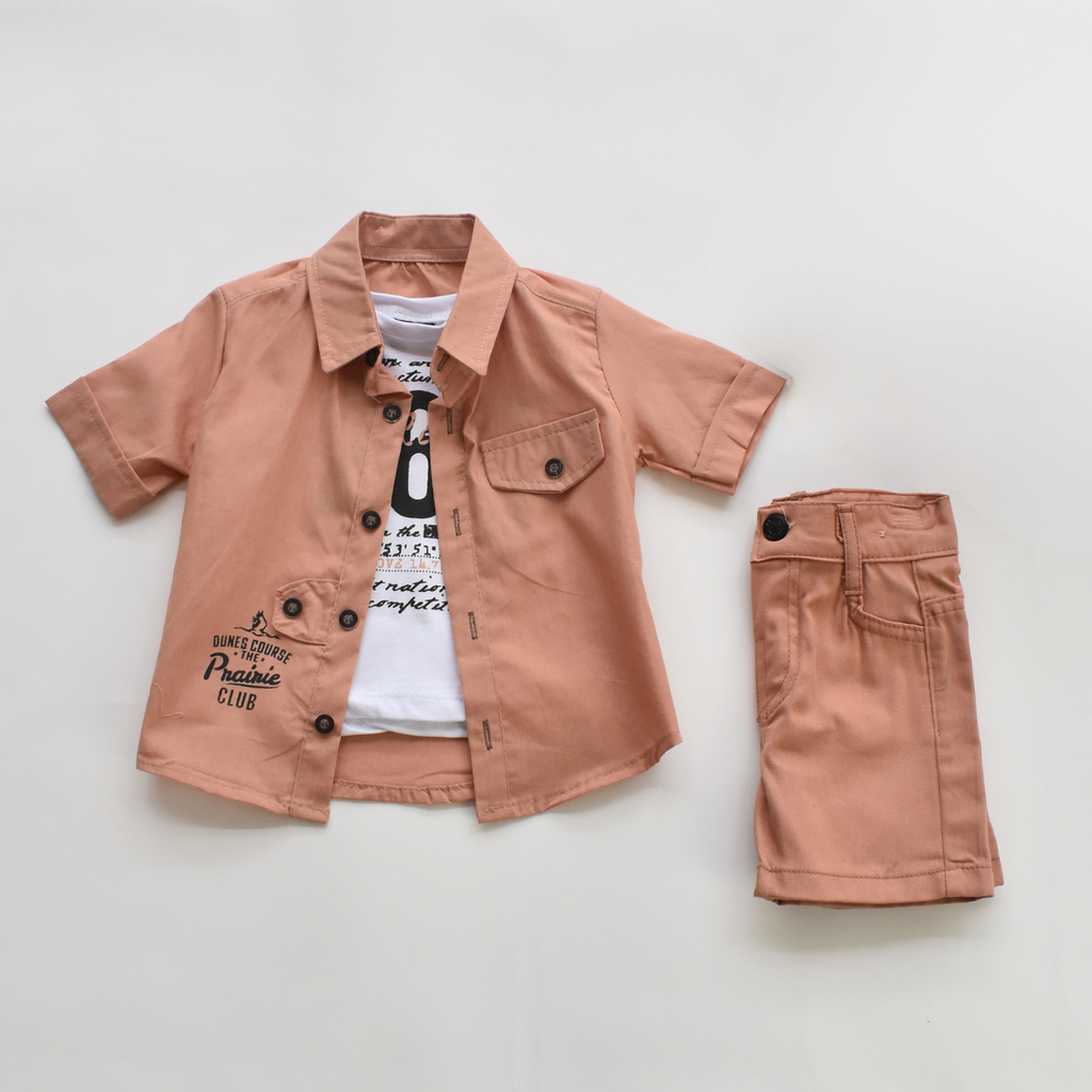 Stylish Summer Boys Dressy Set : Ensemble habillé estival pour garçons élégant