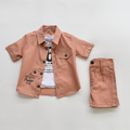 Stylish Summer Boys Dressy Set : Ensemble habillé estival pour garçons élégant