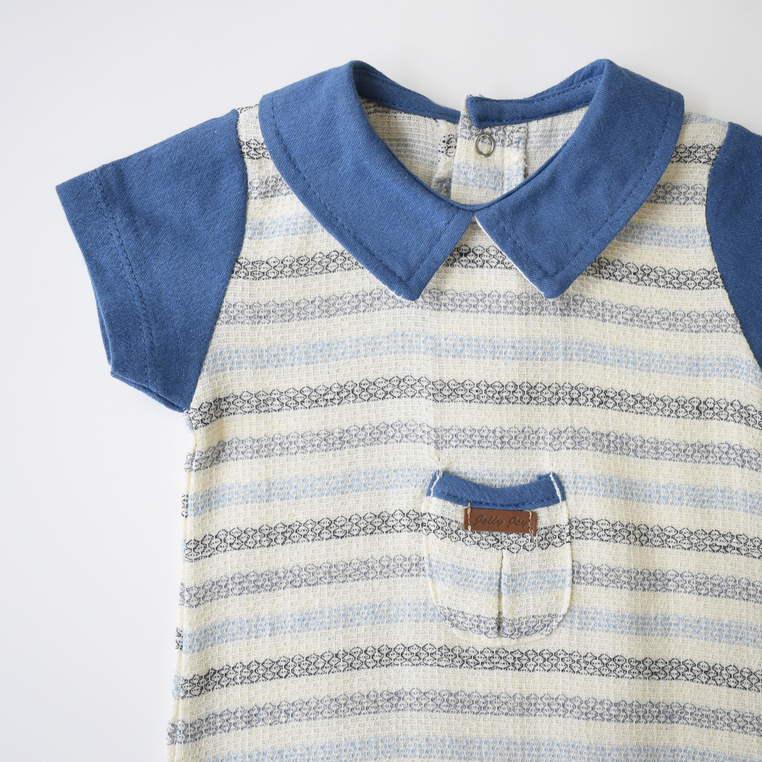 Striped Baby Dressy Stripe Overall : salopette habillée pour bébé à rayures