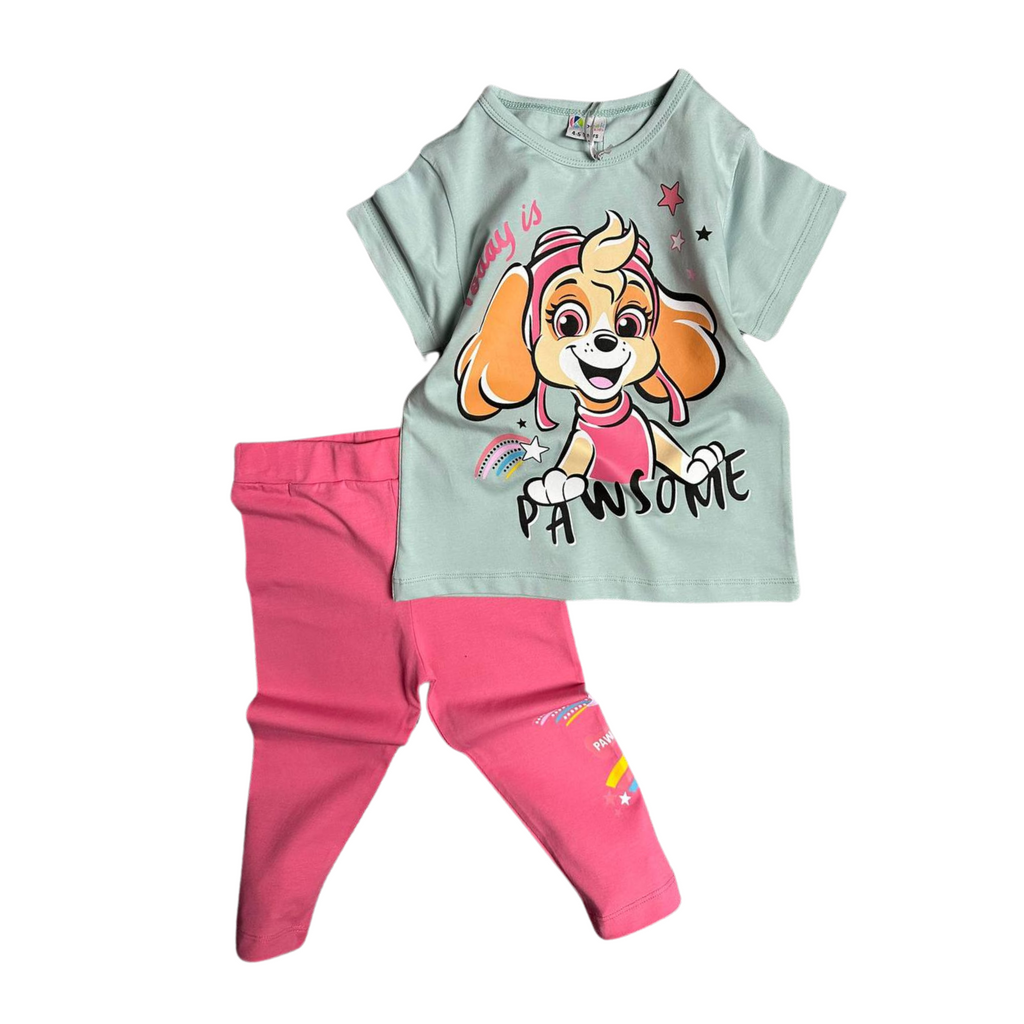 Everyday Fun Girls' Cotton Leggings Set :  Ensemble de leggings en coton pour filles Everyday Fun