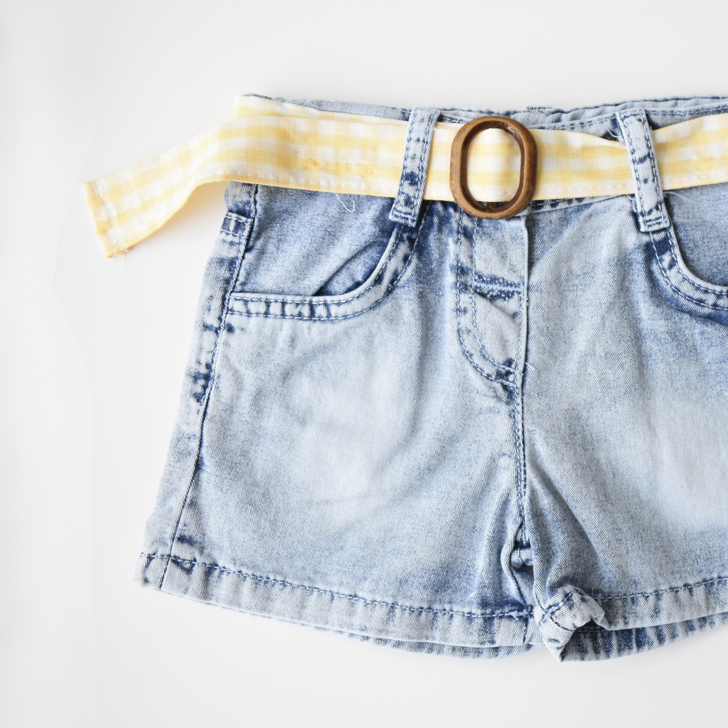 Picnic Chic Girls Denim Set : Ensemble en denim chic pour filles, idéal pour un pique-nique