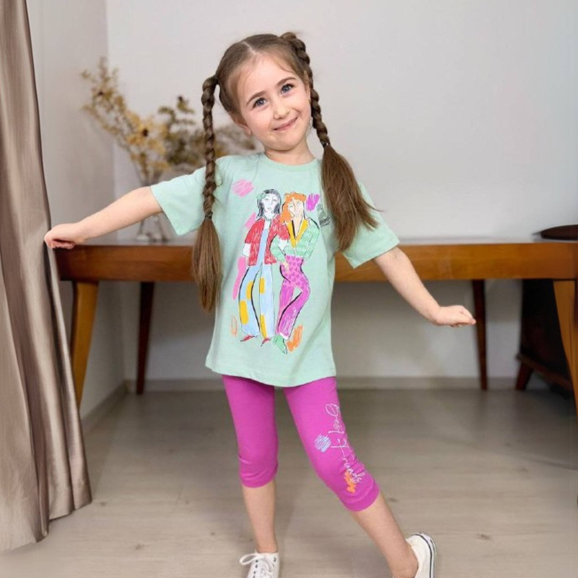 Fashion Fun Girls Leggings Set : Ensemble de leggings tendance et amusants pour filles
