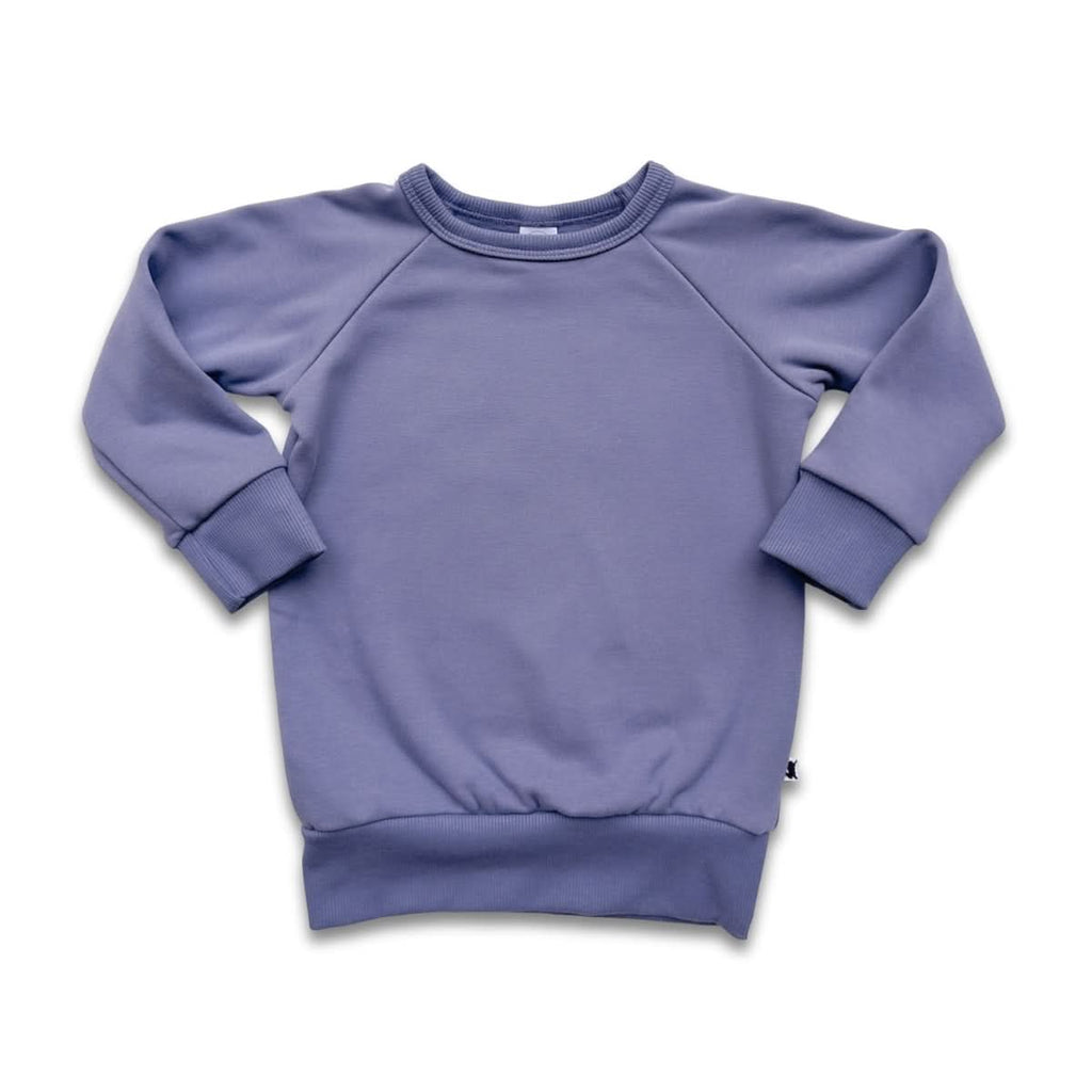 Baby/Kids' Bamboo Fleece Raglan Pullover | Dusty Lilac