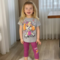 Everyday Fun Girls' Cotton Leggings Set :  Ensemble de leggings en coton pour filles Everyday Fun