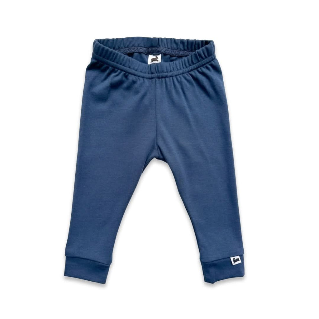 Baby Bamboo Leggings | Navy : Leggings en bambou pour bébé | Bleu marine