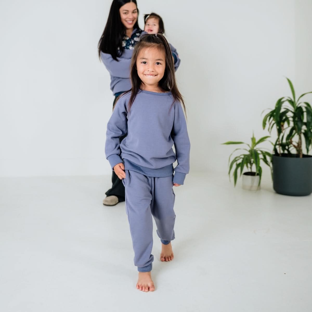 Baby/Kids' Bamboo Fleece Raglan Pullover | Dusty Lilac