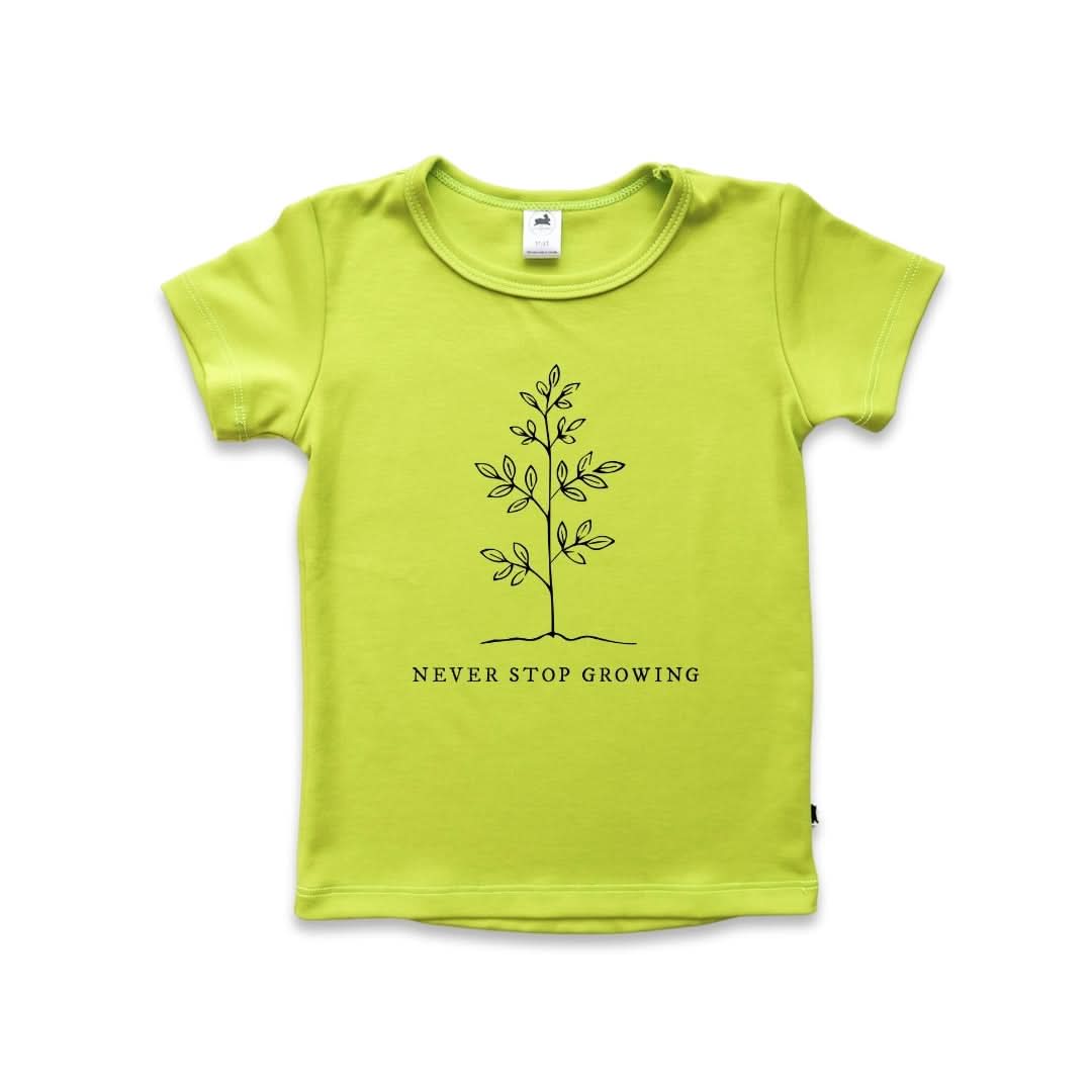Baby/Kids Graphic Bamboo T-Shirt | Confetti Joy Donut On Classic Blue : T-shirt bébé/enfant en bambou à motif graphique | Donut Confetti Joy sur fond bleu classique