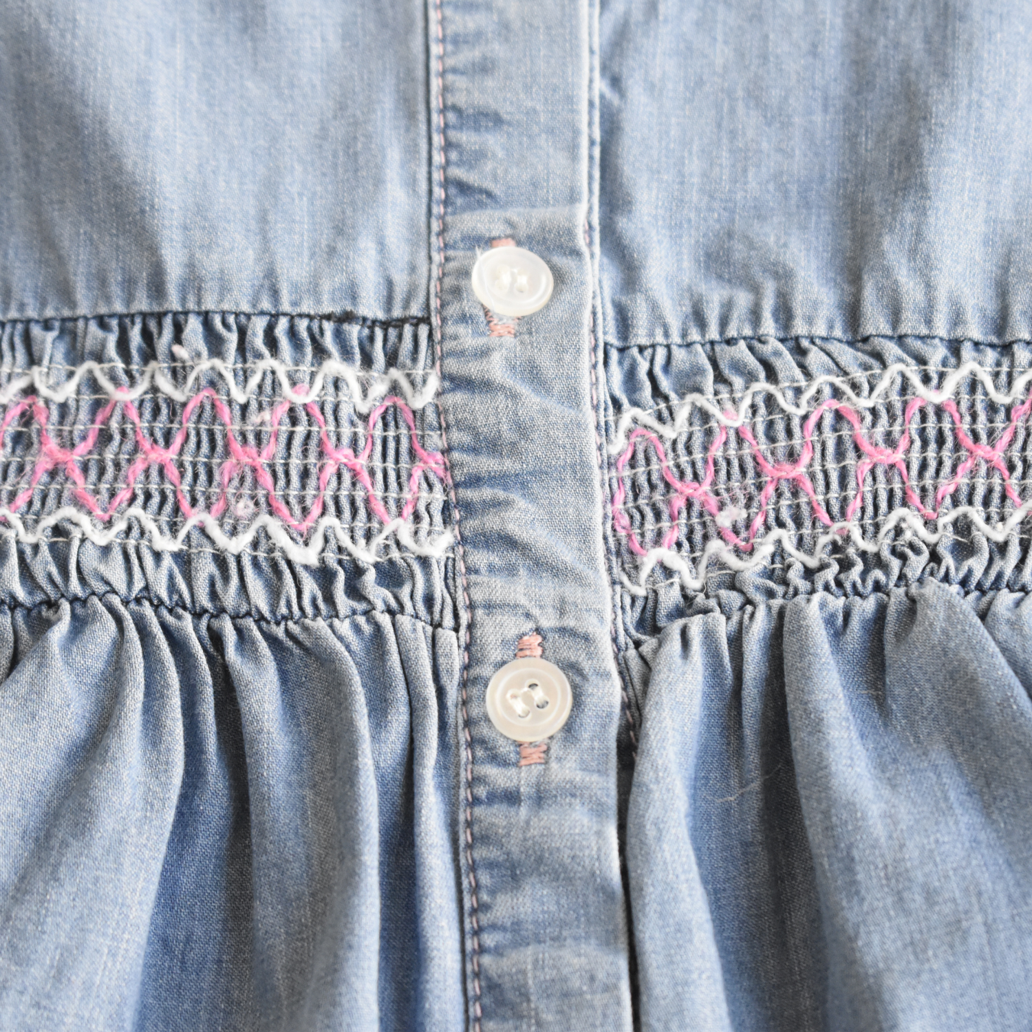 Cloud Cuddle Girls Denim Dress : Robe en jean Cloud Cuddle pour filles