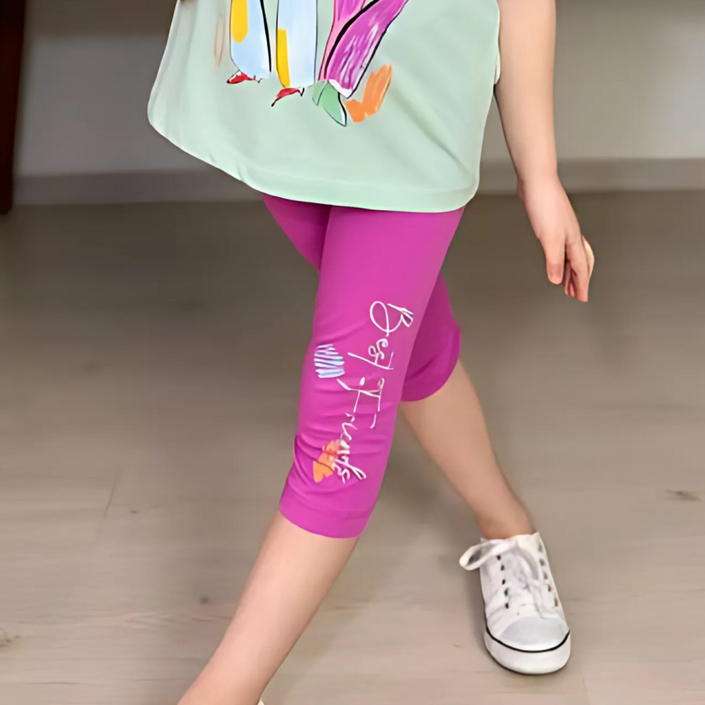 Fashion Fun Girls Leggings Set : Ensemble de leggings tendance et amusants pour filles