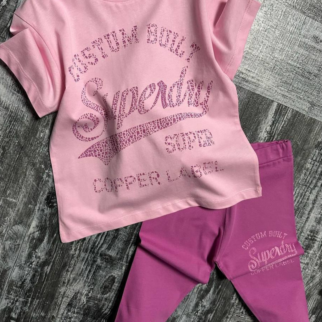 Super Dry Girls Leggings Set : Ensemble de leggings pour filles Super Dry