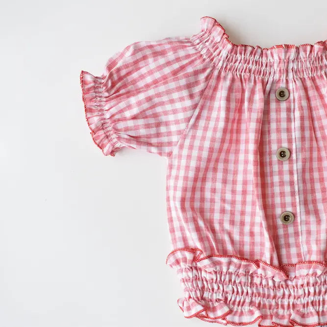 Picnic Chic Girls Denim Set : Ensemble en denim chic pour filles, idéal pour un pique-nique