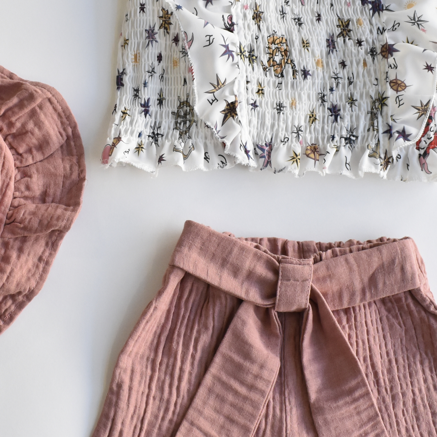 Sunshine Sparkle Girls Casual Set :Ensemble décontracté Sunshine Sparkle Girls