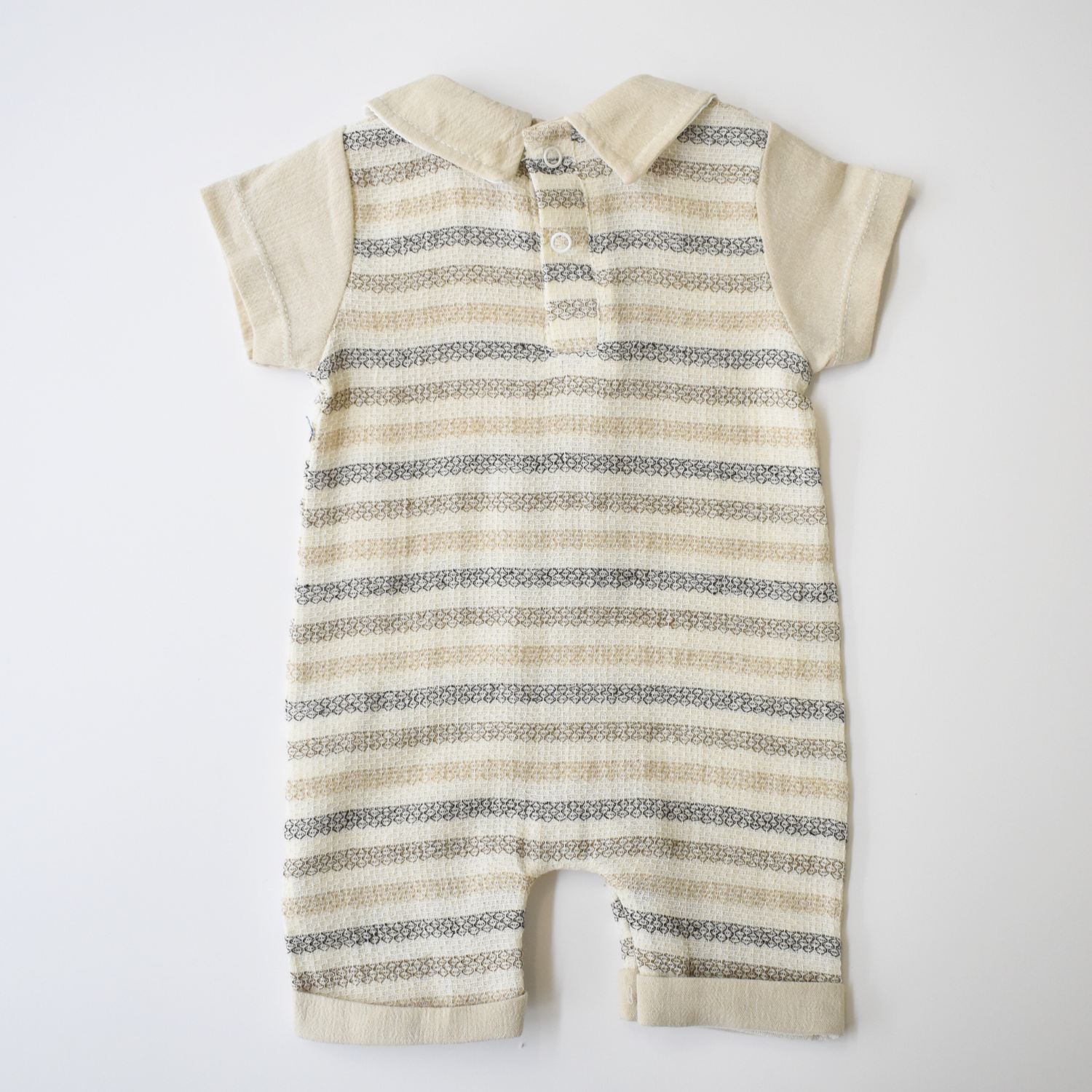 Striped Baby Dressy Stripe Overall : salopette habillée pour bébé à rayures