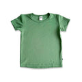 Youth Bamboo T-Shirt | Leaf Green : T-shirt en bambou pour jeunes | Vert feuille