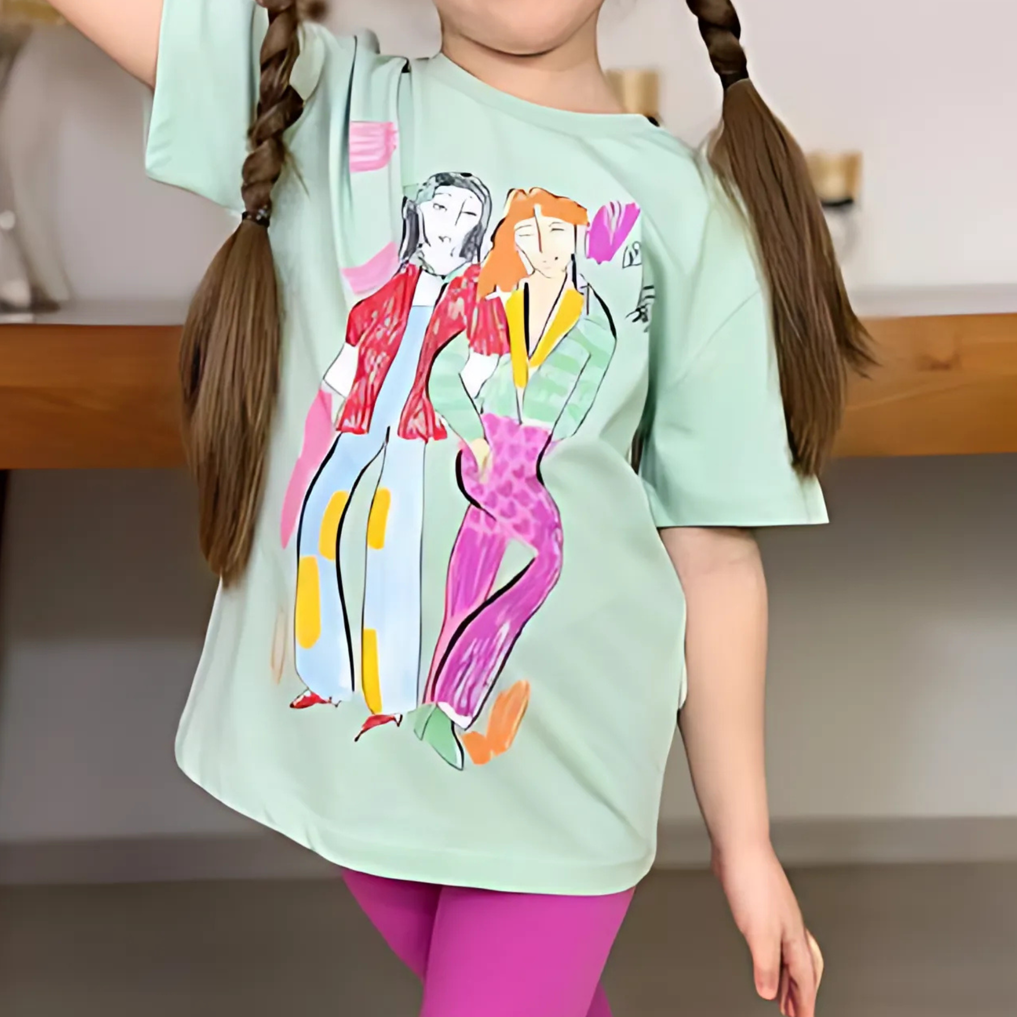 Fashion Fun Girls Leggings Set : Ensemble de leggings tendance et amusants pour filles