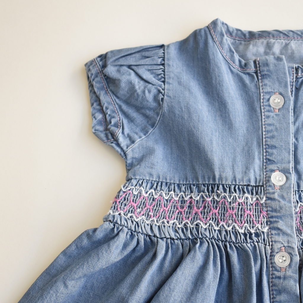 Cloud Cuddle Girls Denim Dress : Robe en jean Cloud Cuddle pour filles