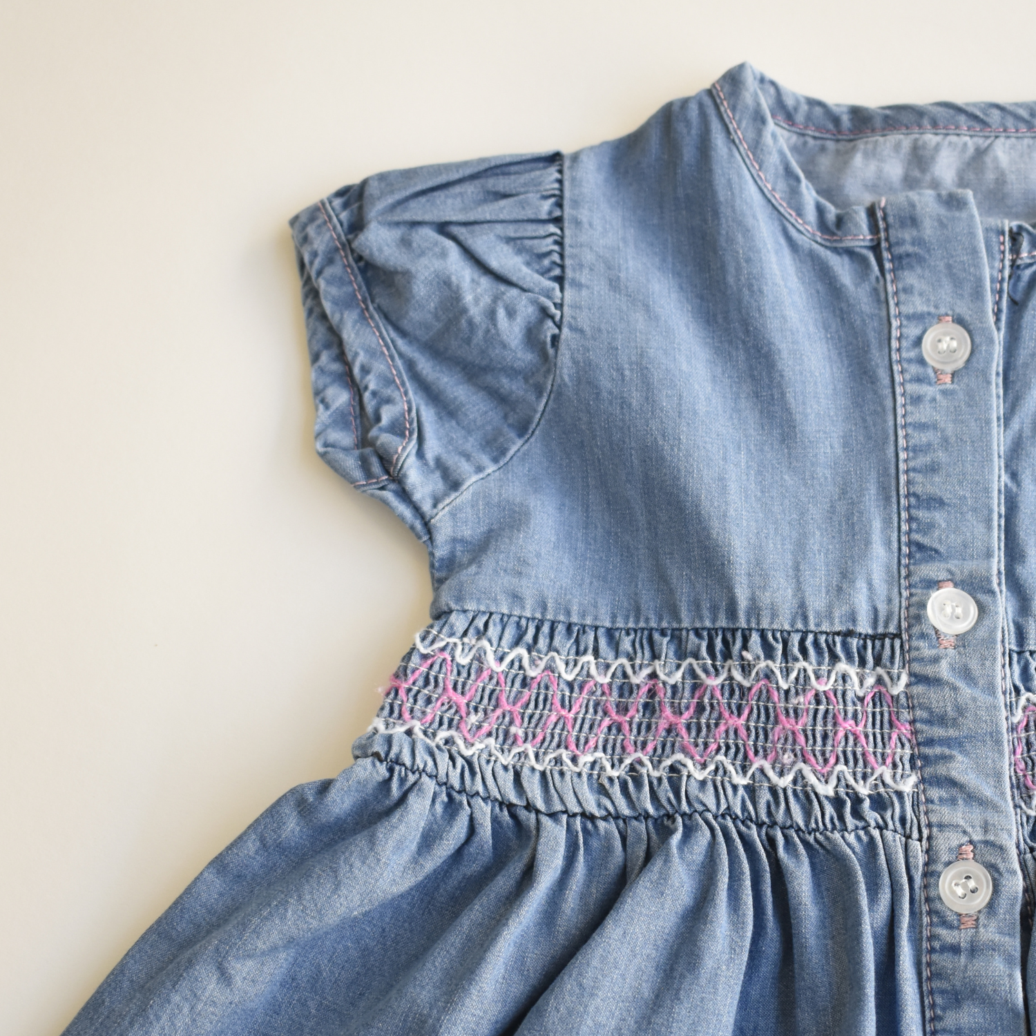 Cloud Cuddle Girls Denim Dress : Robe en jean Cloud Cuddle pour filles
