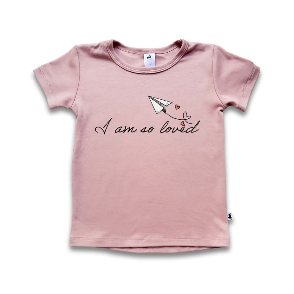 Youth Bamboo Graphic T-Shirt | "Let Your Dreams Take Flight" | Berry : T-shirt graphique bambou pour enfant | « Laissez vos rêves s'envoler » | Baies