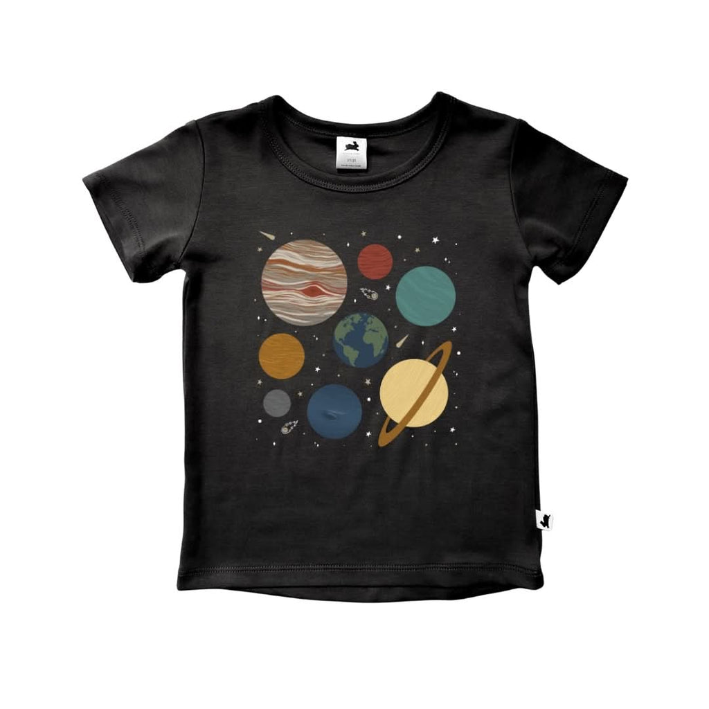 Baby/Kids' Bamboo Graphic T-Shirt | "Stay Wild Moonchild" | Rosewood : T-shirt bébé/enfant à motif bambou | « Reste sauvage, enfant de la lune » | Bois de rose