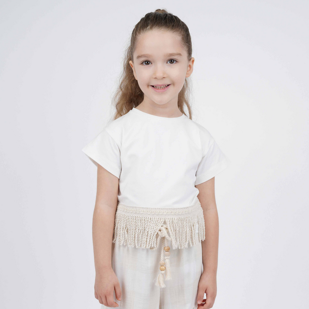 Lux Linen Girls Casual Set : Ensemble décontracté pour filles Lux Linen