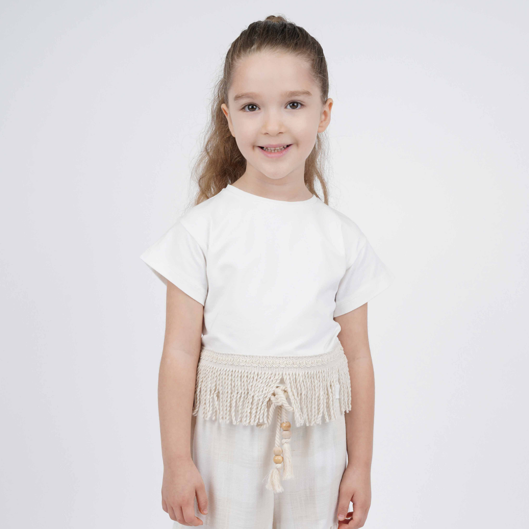 Lux Linen Girls Casual Set : Ensemble décontracté pour filles Lux Linen