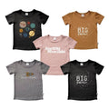 Baby/Kids' Bamboo Graphic T-Shirt | "Stay Wild Moonchild" | Rosewood : T-shirt bébé/enfant à motif bambou | « Reste sauvage, enfant de la lune » | Bois de rose