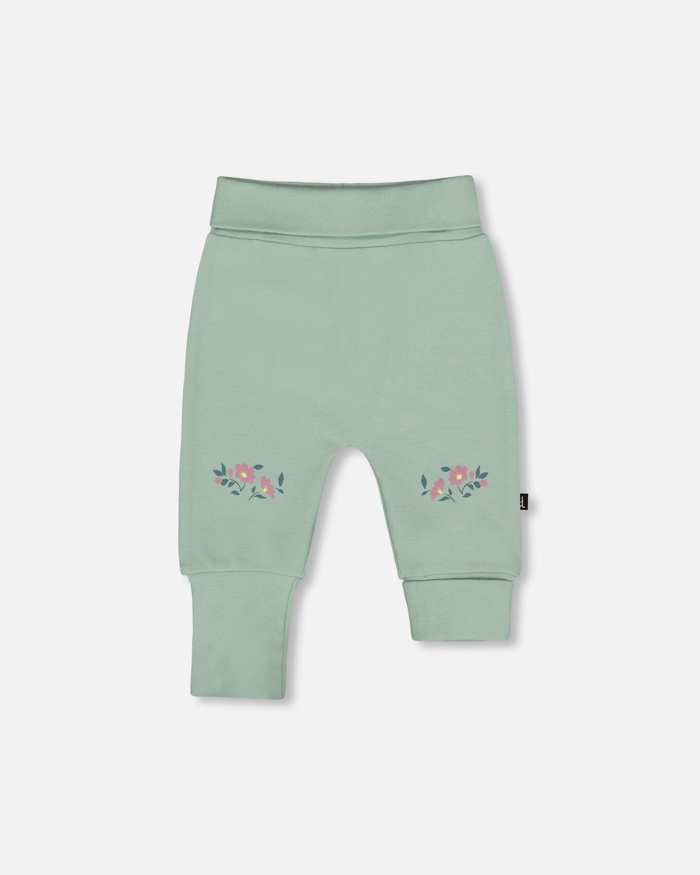 Organic Cotton Evolutive Pant Jade Green : Pantalon évolutif en coton biologique vert jade