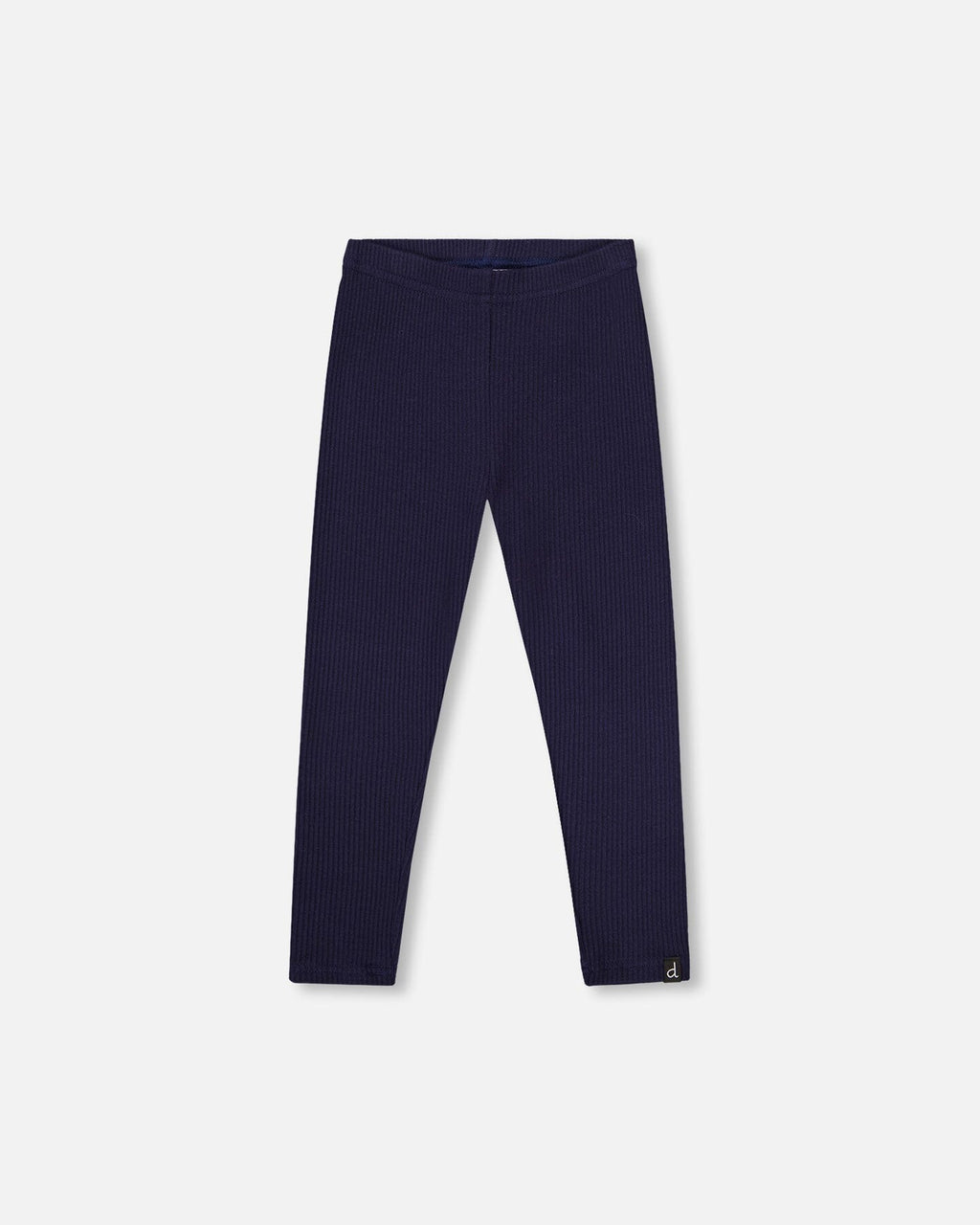 Ribbed Leggings Navy Blue : Leggings côtelés bleu marine