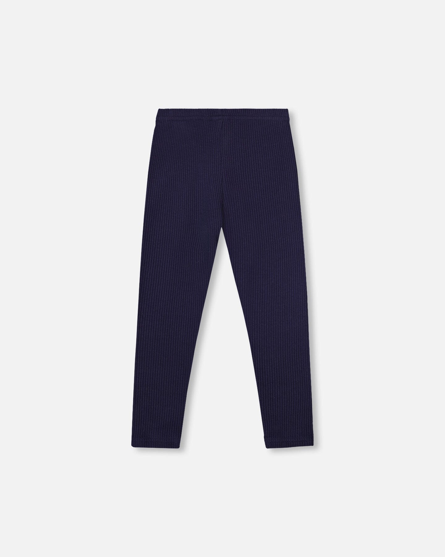 Ribbed Leggings Navy Blue : Leggings côtelés bleu marine