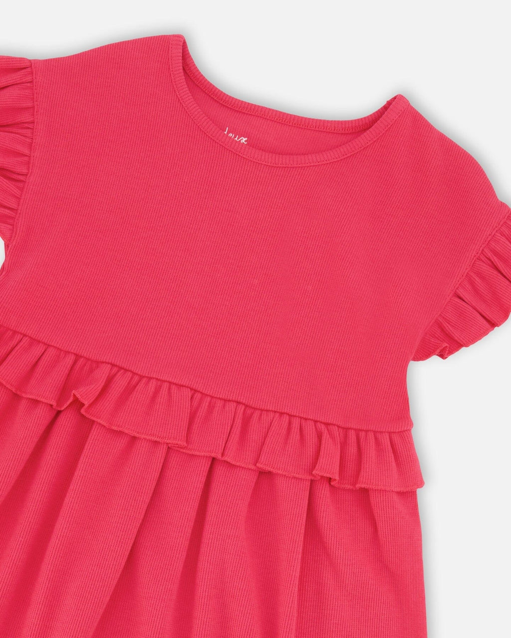 Cotton Rib Dress Pink : Robe Coton Côtelé Rose : Robe Coton Côtelé Rose : Robe Coton Côtelé Rose