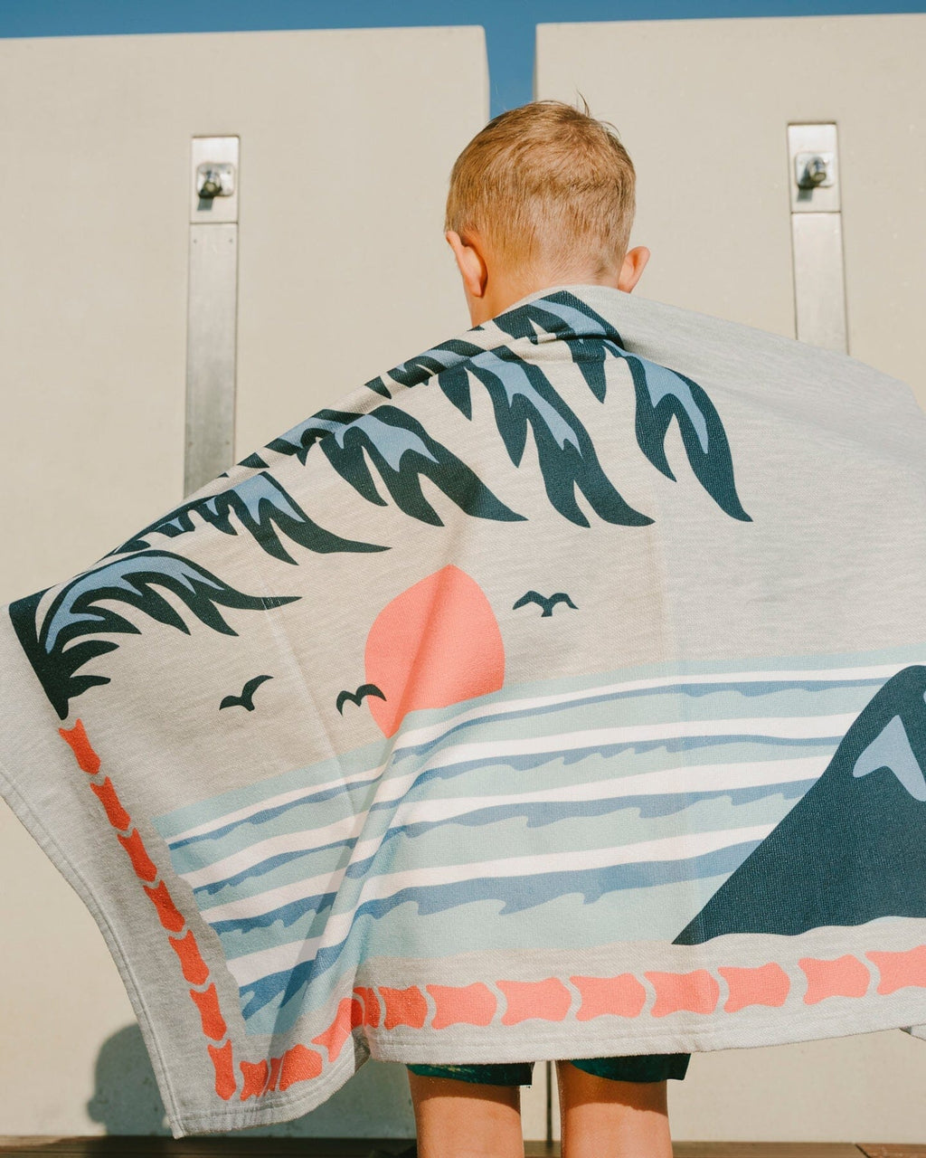 Beach Towel Gray : Serviette de plage grise