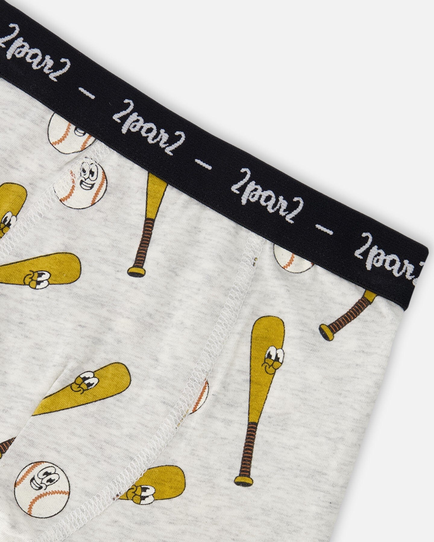 Organic Cotton Printed Boxers Pack Of 3 : Lot de 3 boxers imprimés en coton bio