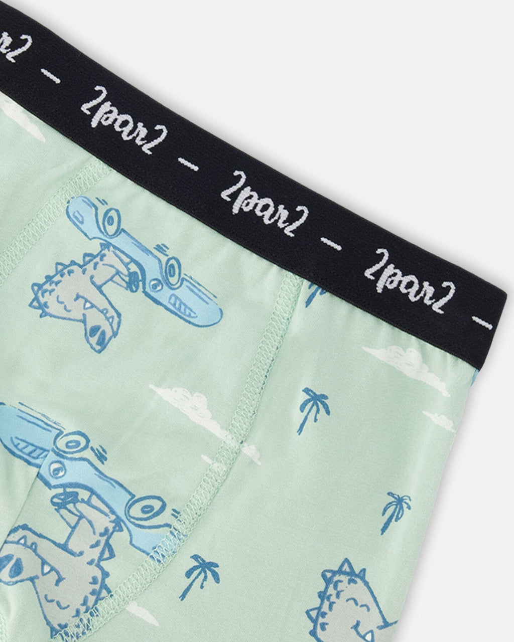 Organic Cotton Printed Boxers Pack Of 3 : Lot de 3 boxers imprimés en coton bio