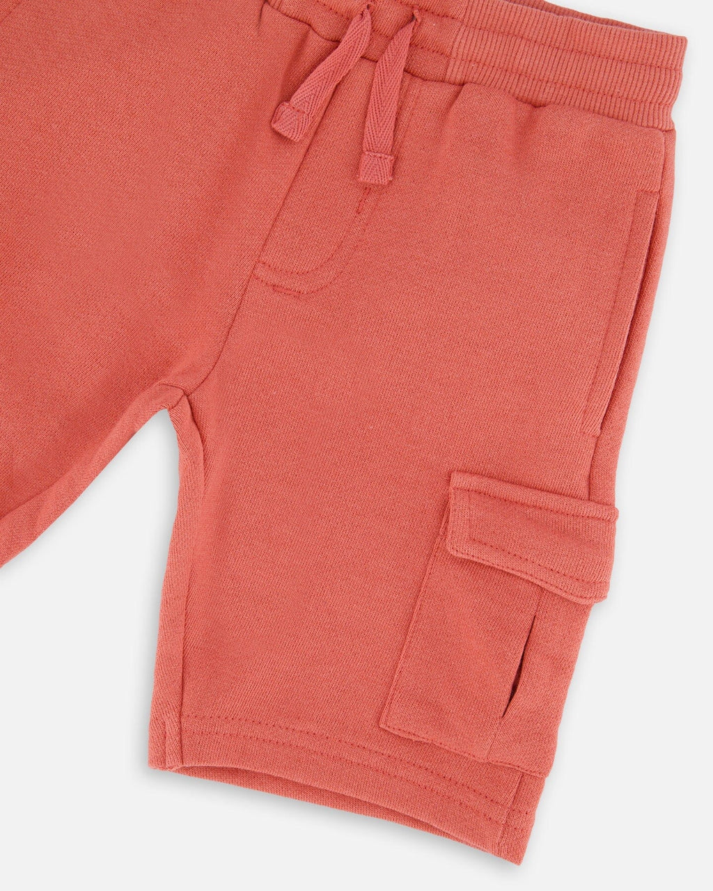 French Terry Shorts Brick : Short French Terry Brique
