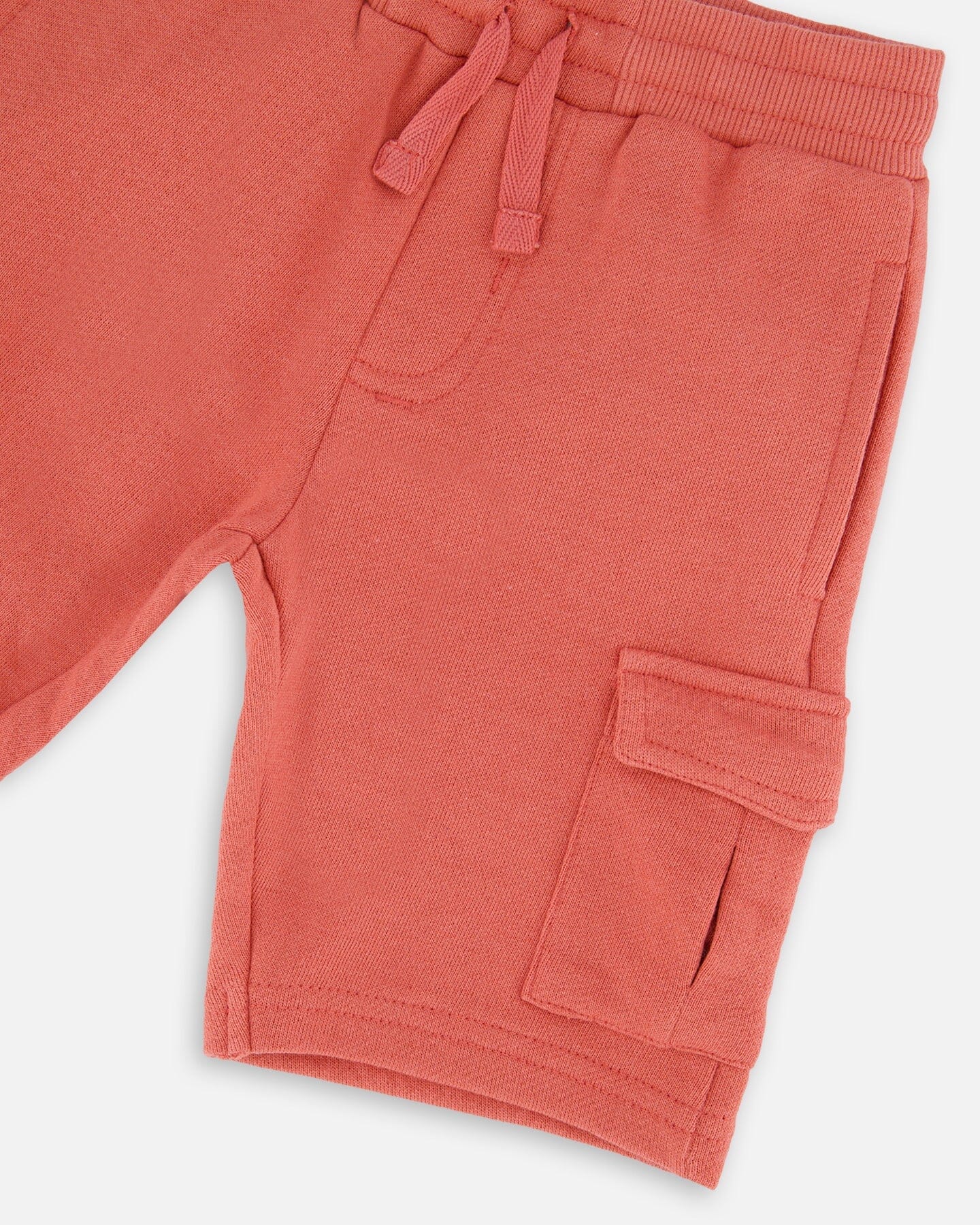 French Terry Shorts Brick : Short French Terry Brique