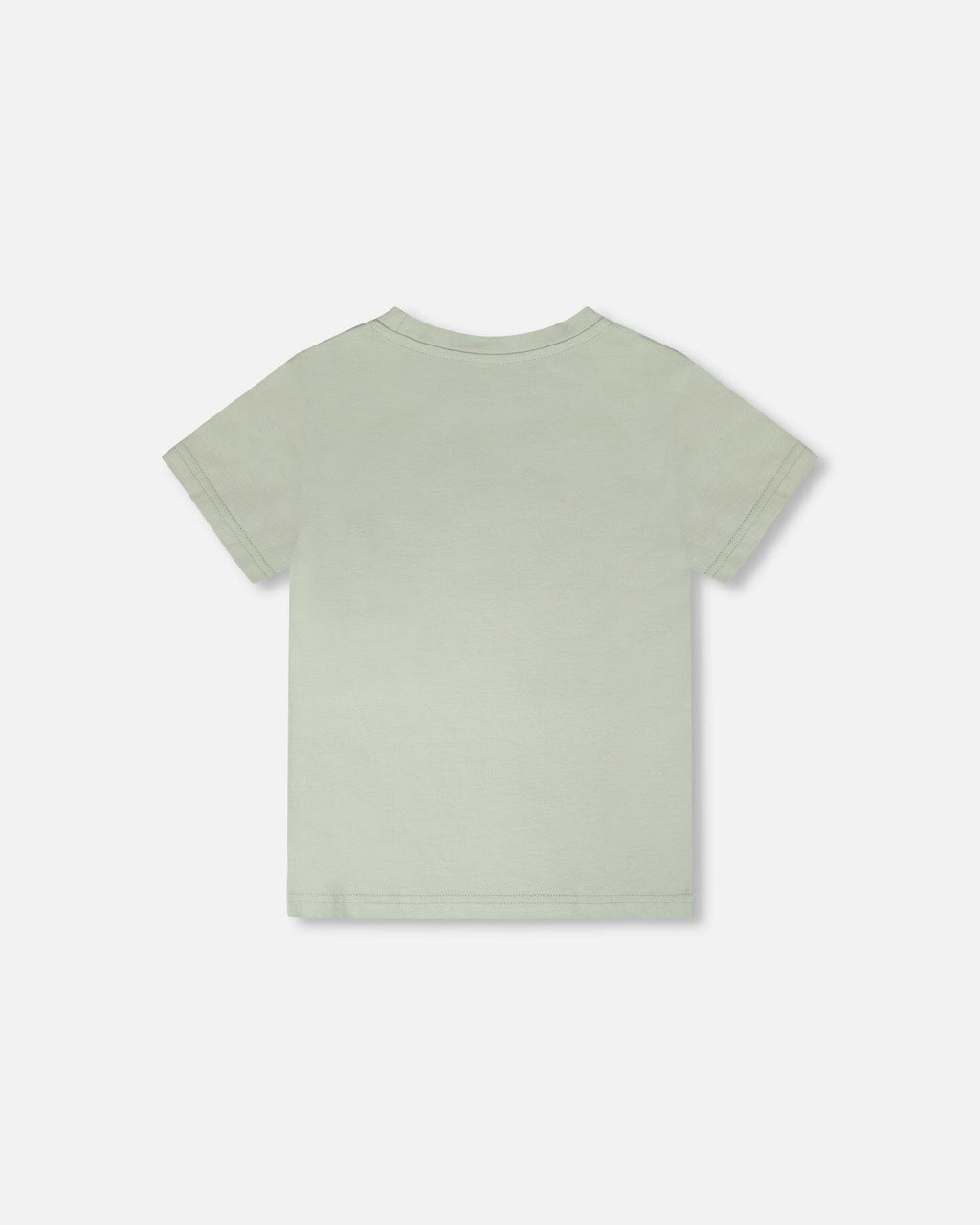 Organic Cotton Jersey T-Shirt With Print Sage : T-shirt en jersey de coton biologique imprimé sauge