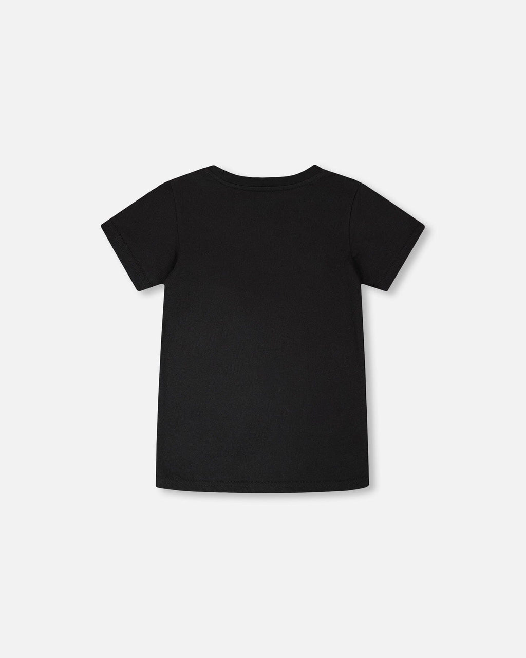 Glow In The Dark Organic Cotton Jersey T-Shirt With Dino On Bike Print Black :T-shirt en jersey de coton biologique phosphorescent avec imprimé dinosaure à vélo noir