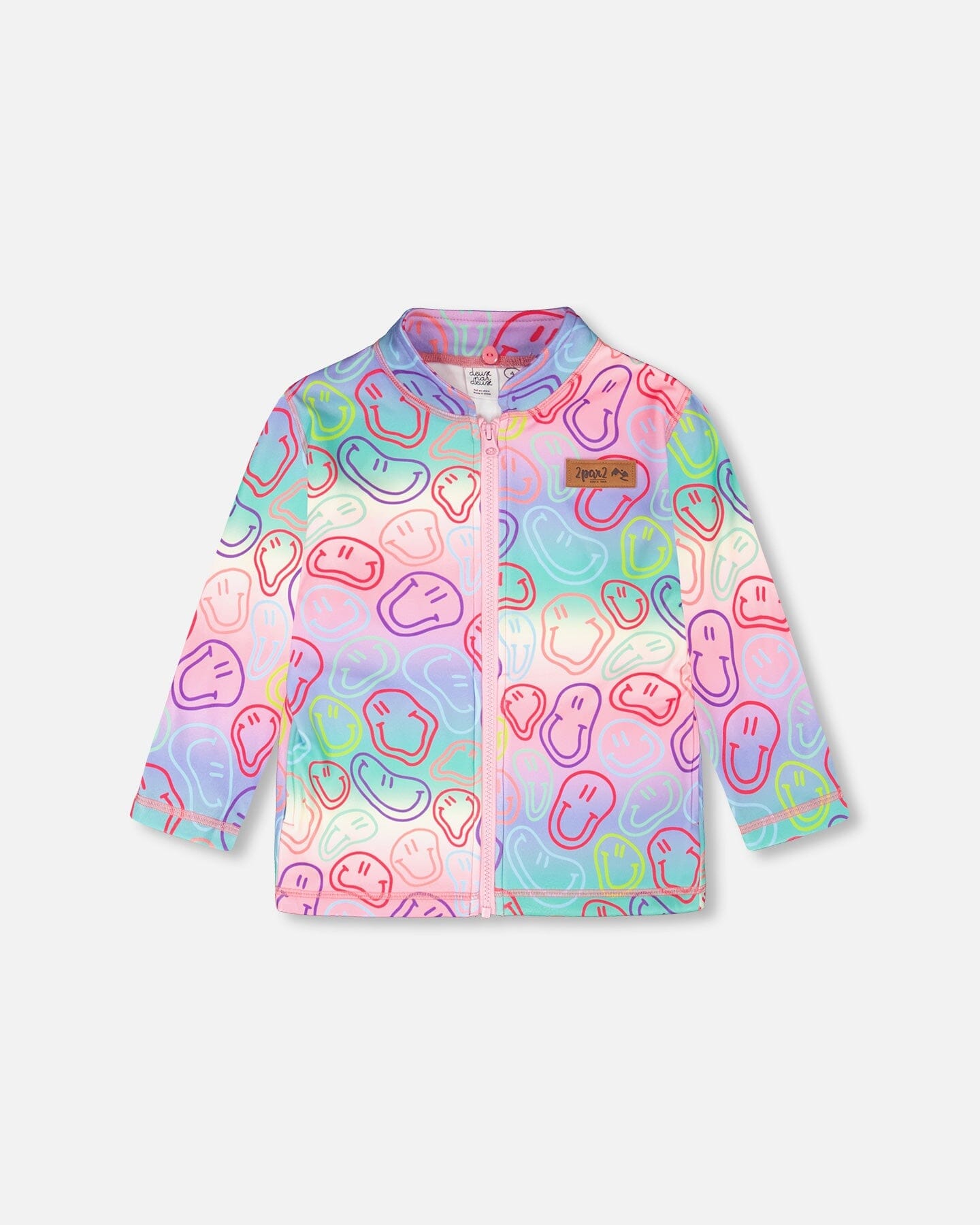 3-In-1 Two-Piece Mid-Season Outerwear Set Pink Colorblock : Ensemble de vêtements d'extérieur mi-saison deux pièces 3-en-1 couleur rose contrastée